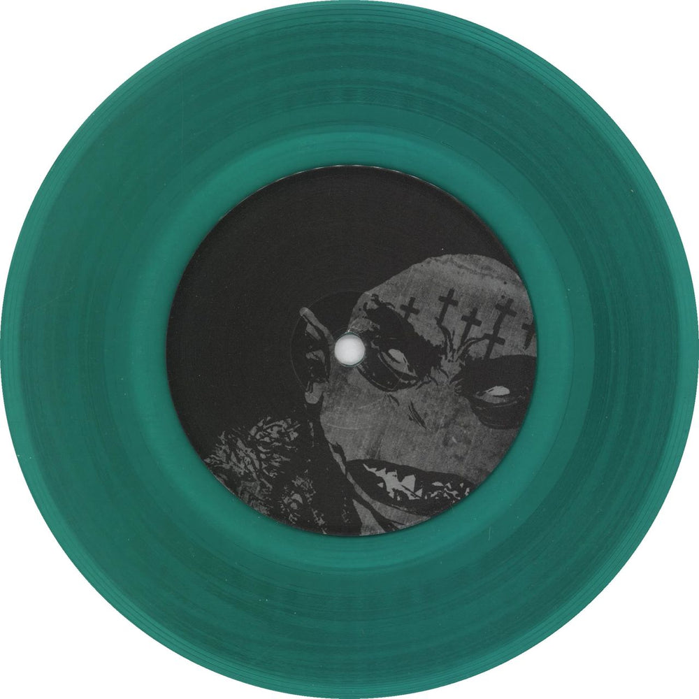 Integrity Black Heksen Rise - Green Vinyl US 7" vinyl single (7 inch record / 45) IO907BL766315