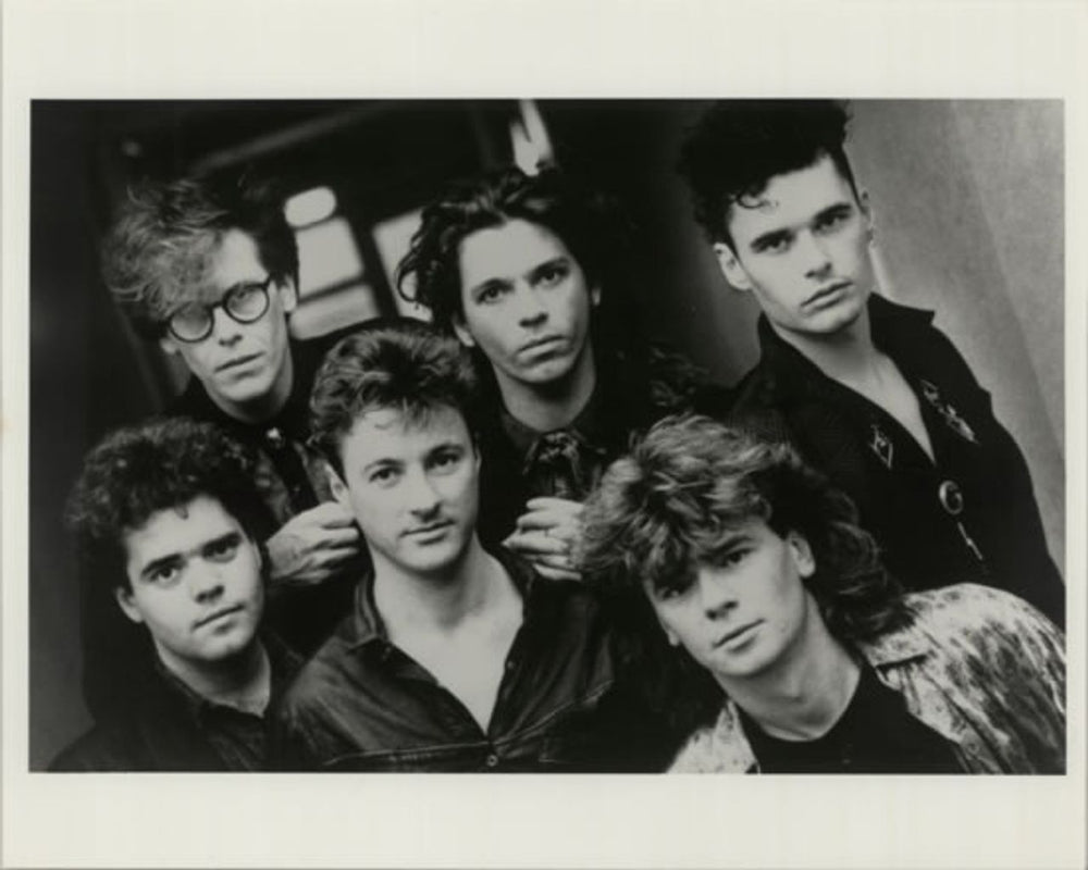 Inxs Black & White Publicity Photograph UK Promo photograph PROMO PHOTO