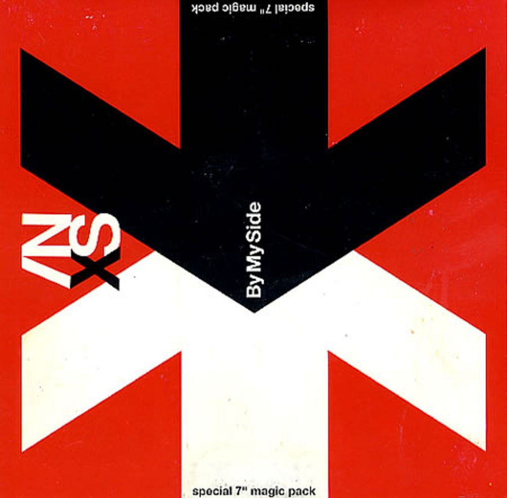 Inxs By My Side UK 7" vinyl single (7 inch record / 45) INXSM16