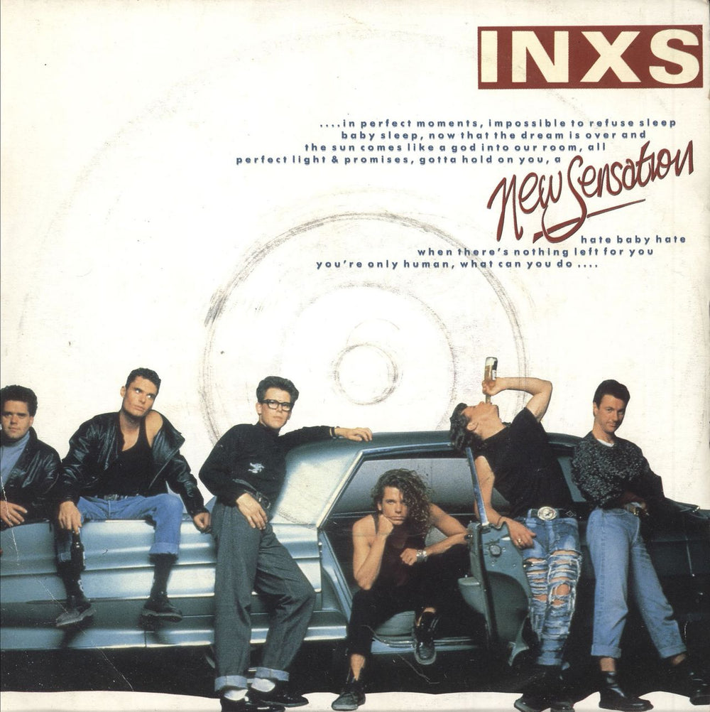 Inxs New Sensation UK 7" vinyl single (7 inch record / 45) INXS9