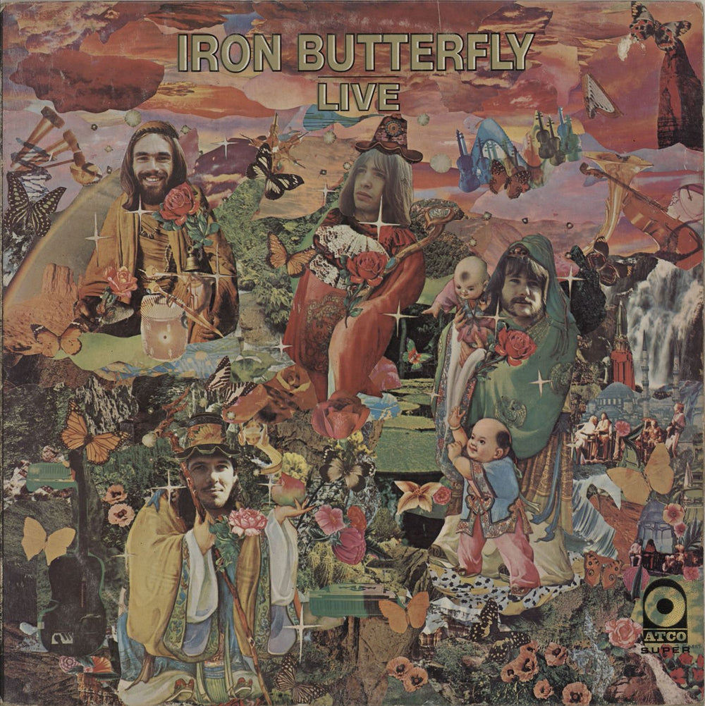 Iron Butterfly Live UK vinyl LP album (LP record) 2400014