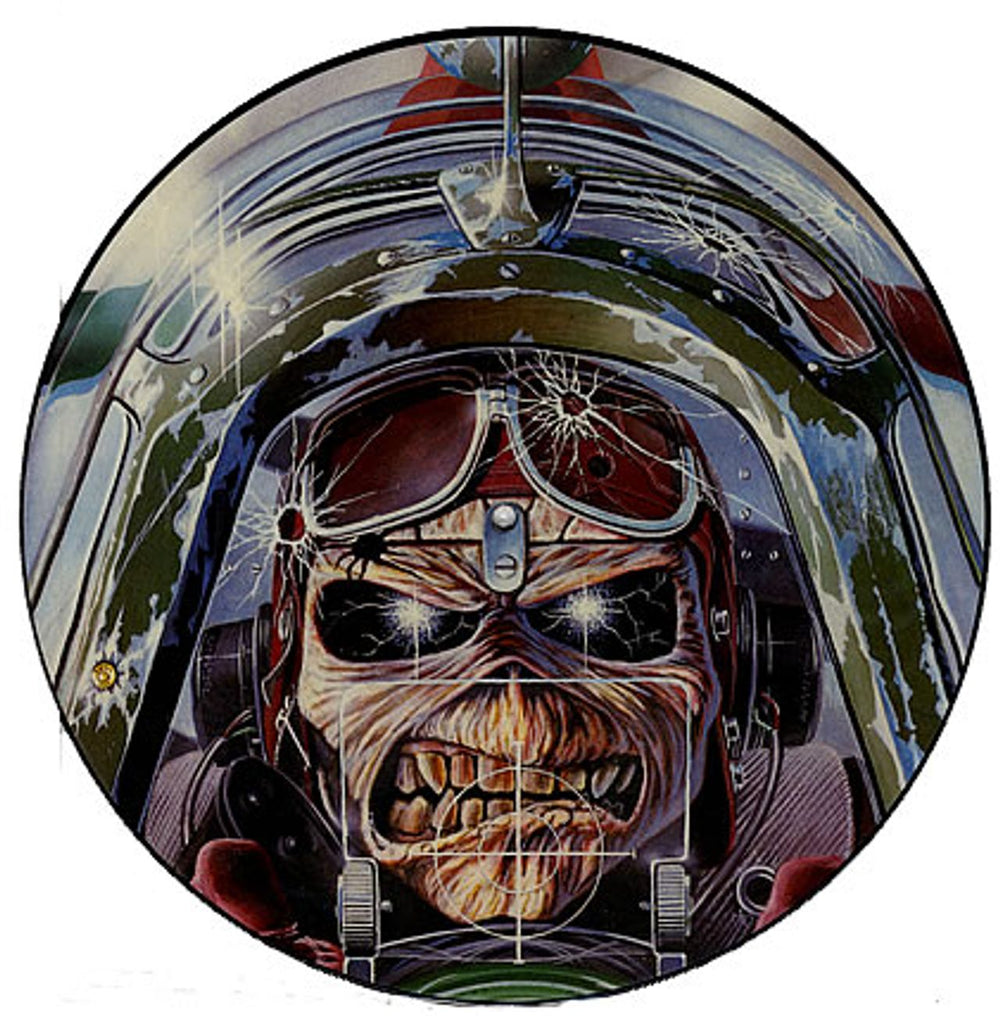 Iron Maiden Aces High UK 12" vinyl picture disc (12 inch picture record) 12EMIP5502