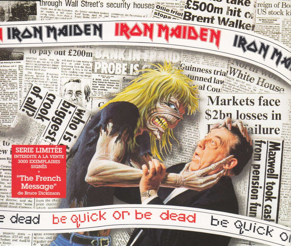 Iron Maiden Be Quick Or Be Dead French Promo CD single (CD5 / 5") SPCD1585