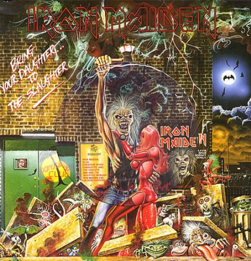 Iron Maiden Bring Your Daughter To The Slaughter - P/S UK 12" vinyl picture disc (12 inch picture record) 12EMPD171