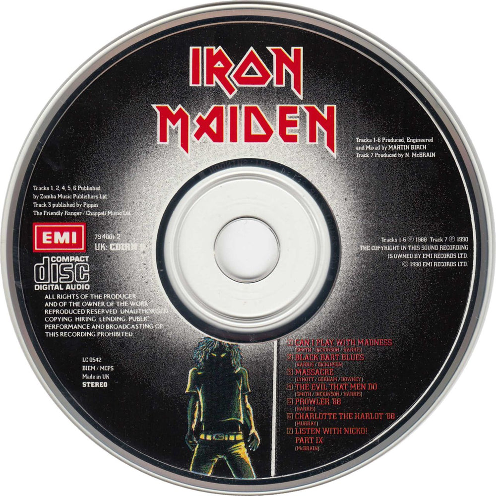 Iron Maiden Can I Play With Madness UK CD single (CD5 / 5") IROC5CA203307