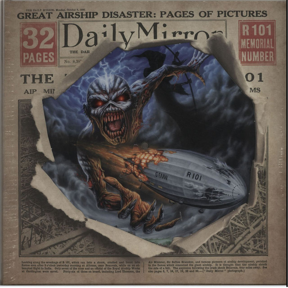 Iron Maiden Empire Of The Clouds - RSD 16 - Sealed UK 12" vinyl picture disc (12 inch picture record) 825646507832