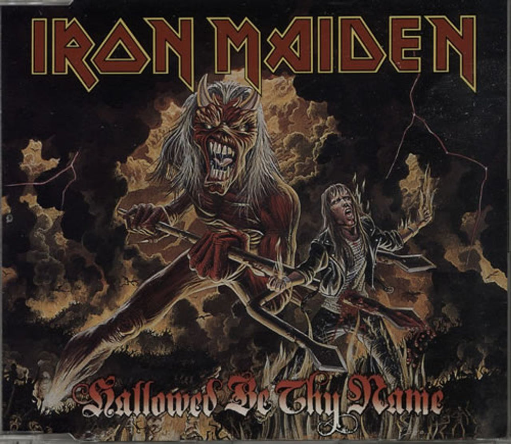 Iron Maiden Hallowed By Thy Name Dutch CD single (CD5 / 5") 8809522