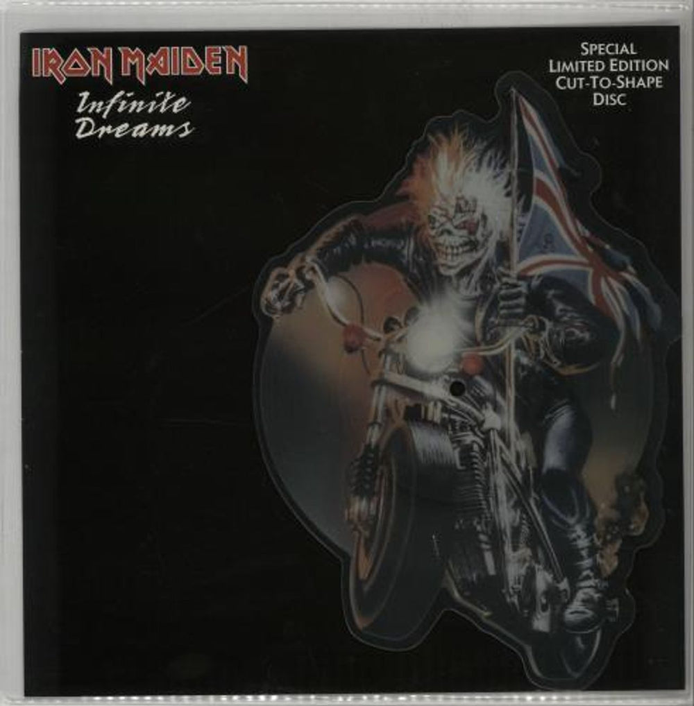 Iron Maiden Infinite Dreams UK shaped picture disc (picture disc vinyl record) EMPD117