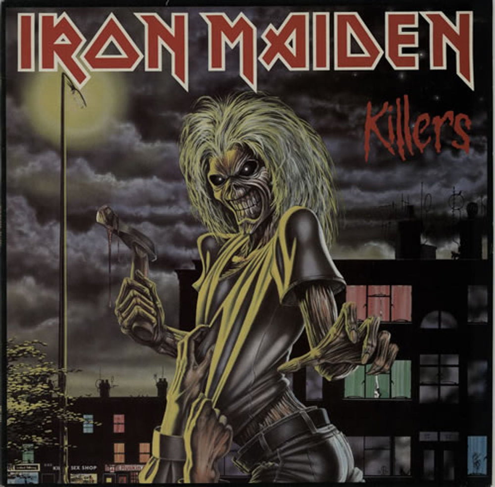 Iron Maiden Killers - 1st UK vinyl LP album (LP record) EMC3357