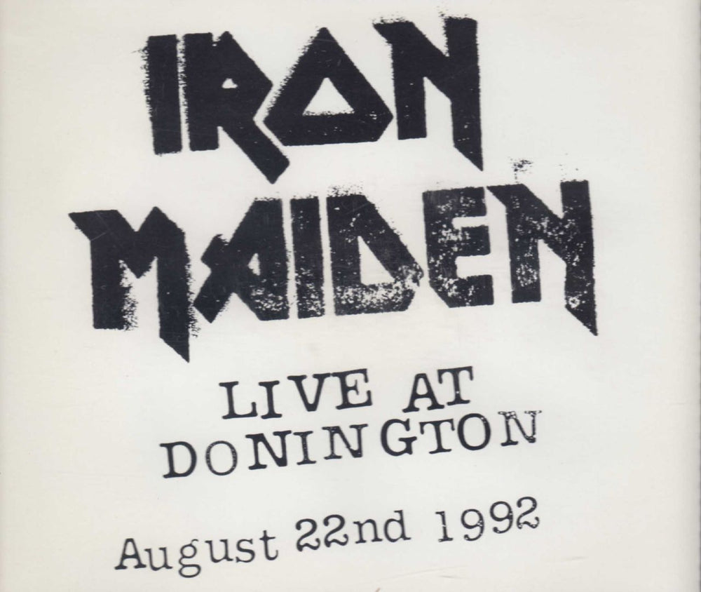 Iron Maiden Live At Donington - Holland UK 2 CD album set (Double CD) CDDON1