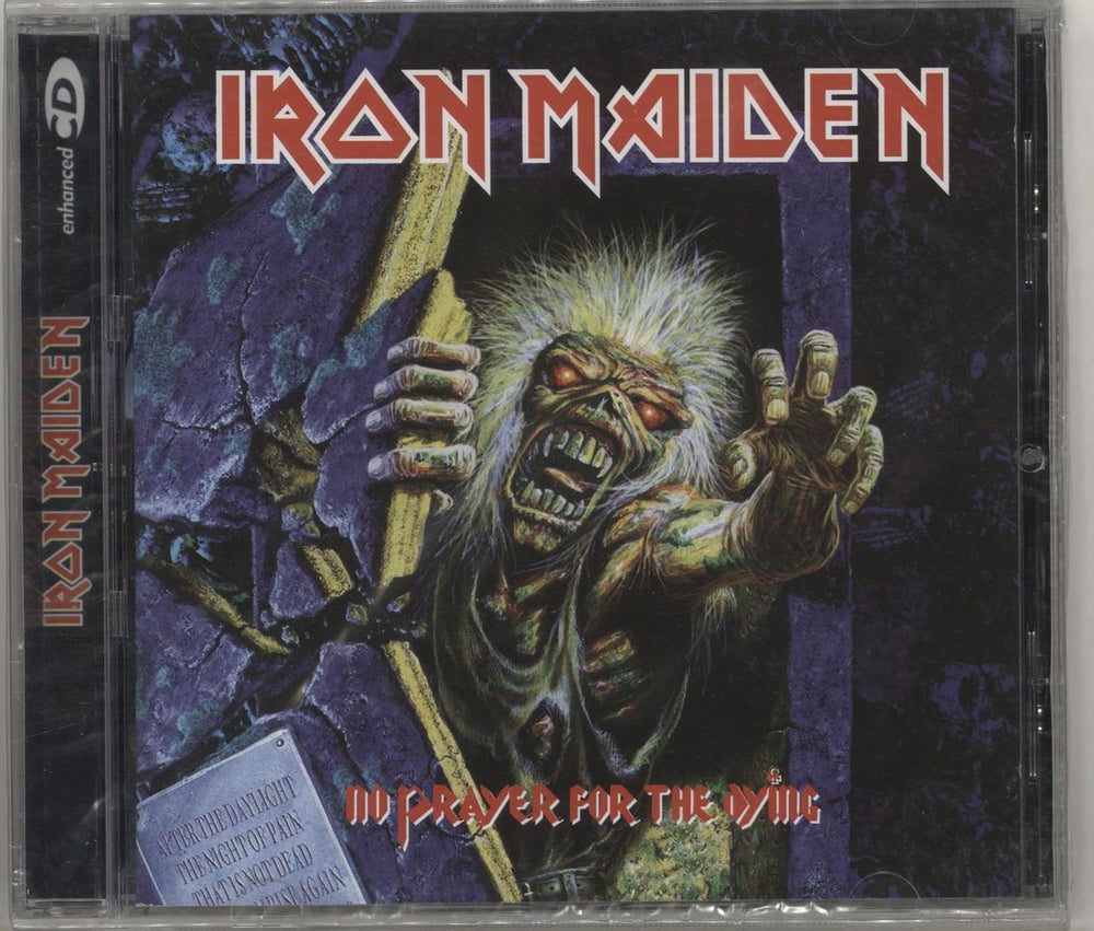 Iron Maiden No Prayer For The Dying Argentinean CD album (CDLP) 2434968650