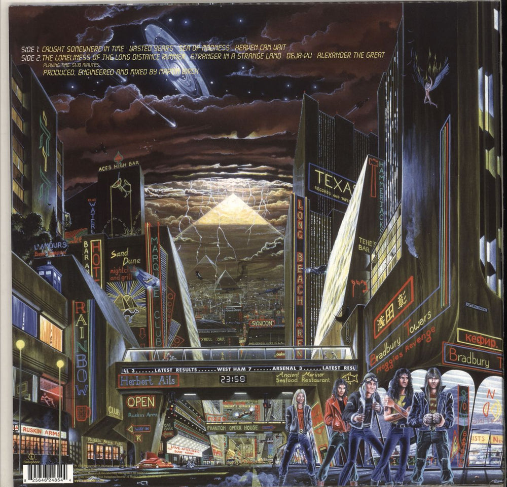 Iron Maiden Somewhere In Time - 180 Gram UK vinyl LP album (LP record) 825646248544