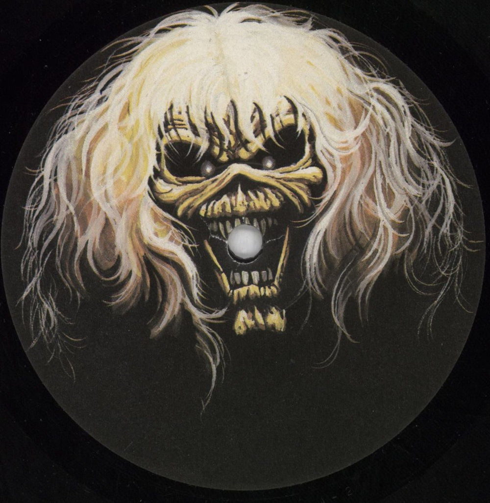 Iron Maiden The Number Of The Beast - 1st - EX - Demo sticker UK vinyl LP album (LP record) IROLPTH819027