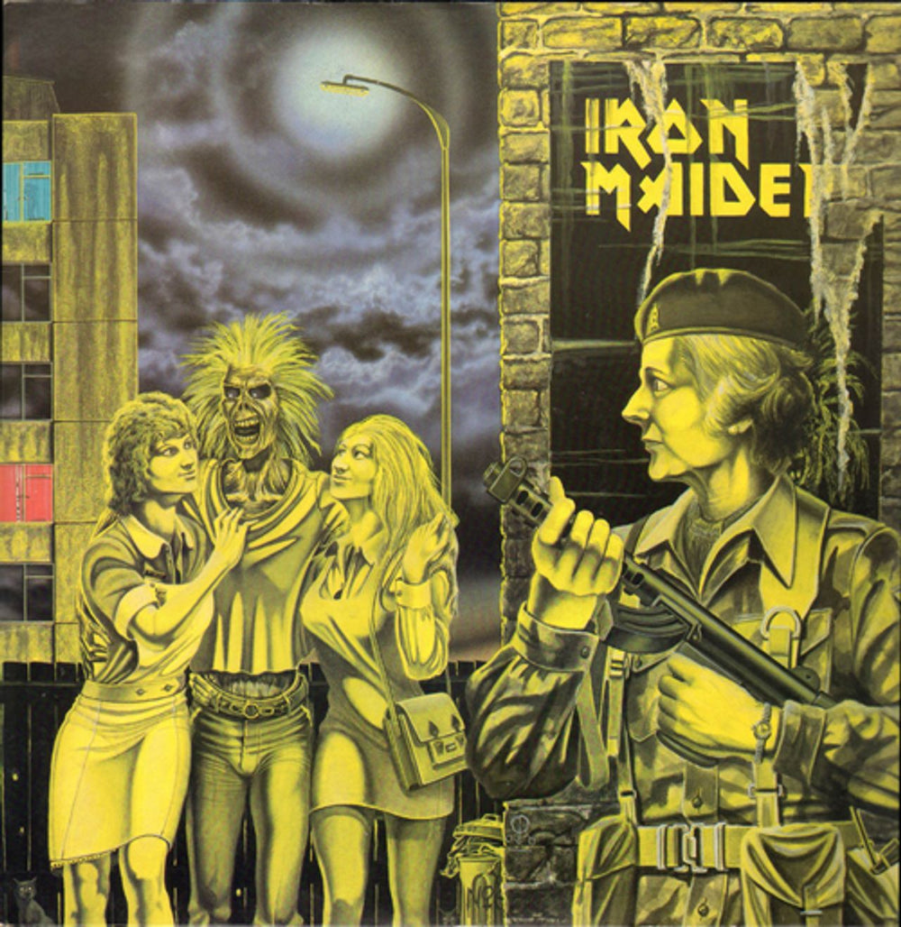 Iron Maiden Women In Uniform - 1st - P/S UK 12" vinyl single (12 inch record / Maxi-single) 12EMI5105