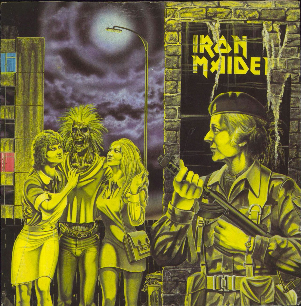 Iron Maiden Women In Uniform - Solid - P/S UK 7" vinyl single (7 inch record / 45) EMI5105