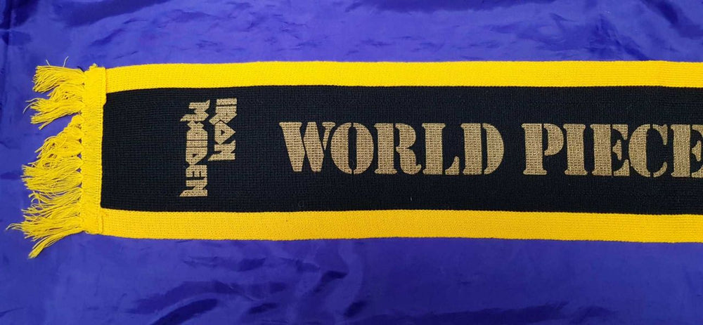 Iron Maiden World Piece Tour '83- Black & Yellow Scarf UK memorabilia IROMMWO713759