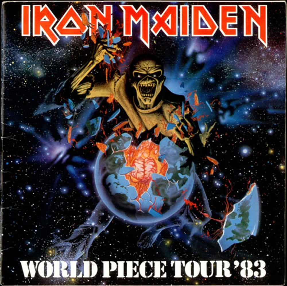 Iron Maiden World Piece Tour '83 UK tour programme TOUR PROGRAMME