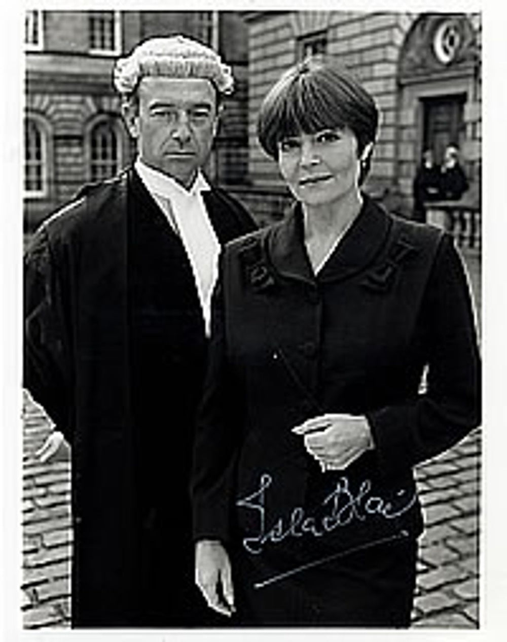 Isla Blair The Advocates - Autographed UK Promo photograph SIGNED PHOTO