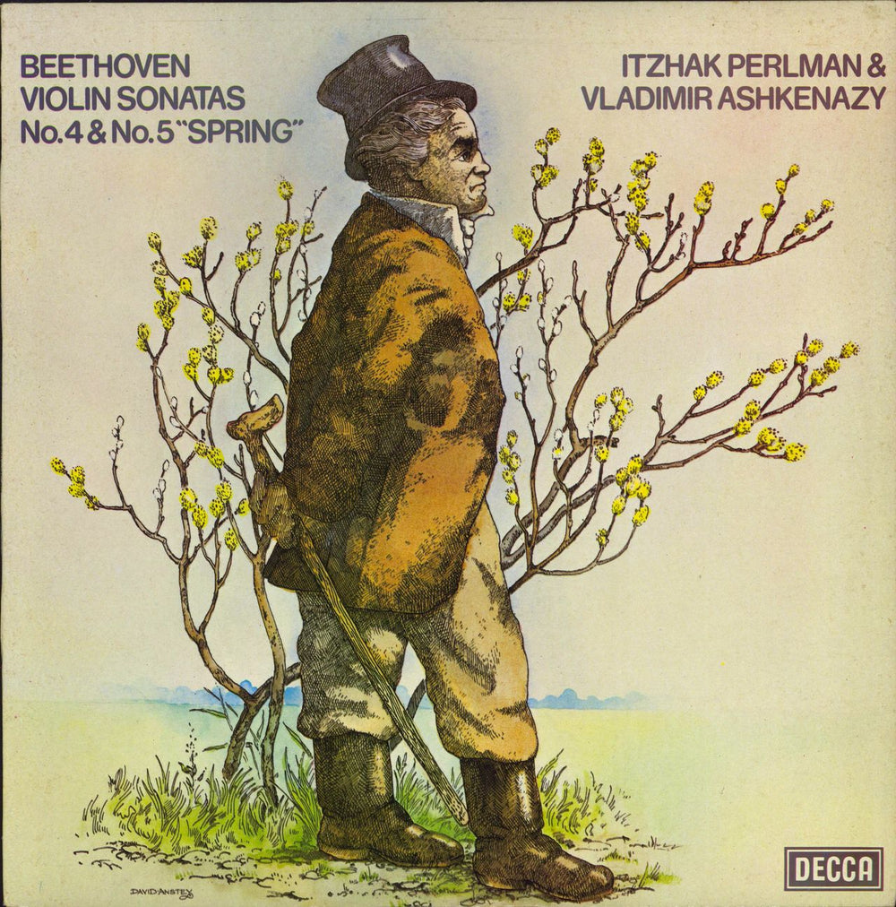 Itzhak Perlman & Vladimir Ashkenazy Beethoven - Violin Sonatas No's 4 & 5 'Spring' UK vinyl LP album (LP record) SXL6736