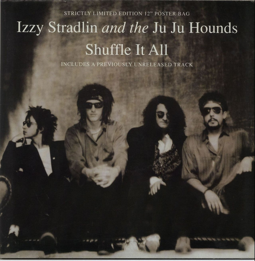 Izzy Stradlin Shuffle It All - Poster sleeve UK 12" vinyl single (12 inch record / Maxi-single) GFSTR33