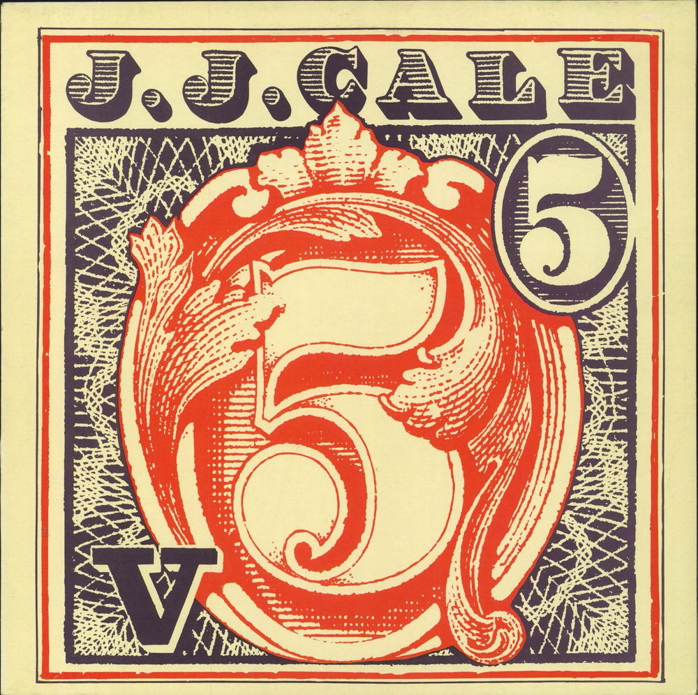 J.J. Cale 5 Five UK vinyl LP album (LP record) PRICE44