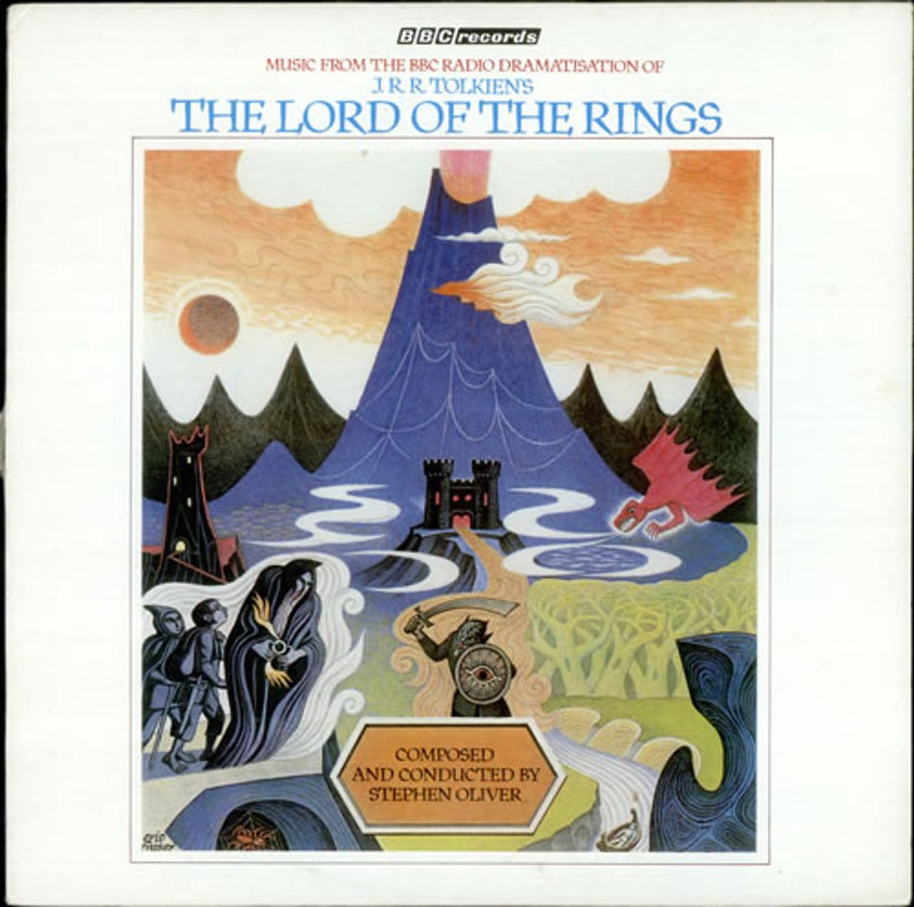J.R.R. Tolkien The Lord Of The Rings UK vinyl LP album (LP record) REH415