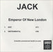 Jack Emperor Of New London - 2-track French Promo CD-R acetate CD-R ACETATE