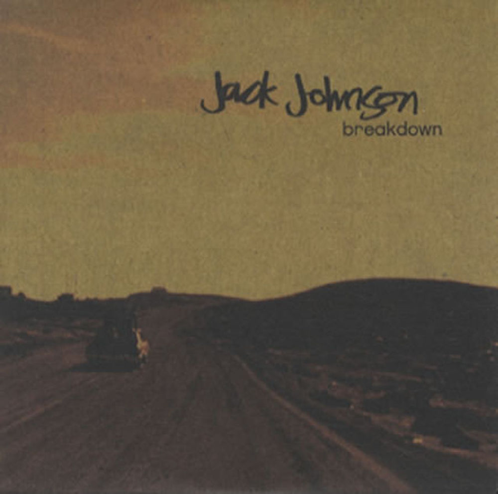 Jack Johnson Breakdown UK Promo CD single (CD5 / 5") JACKCD5