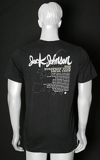 Jack Johnson Europan Tour - Local Crew UK Promo T-shirt