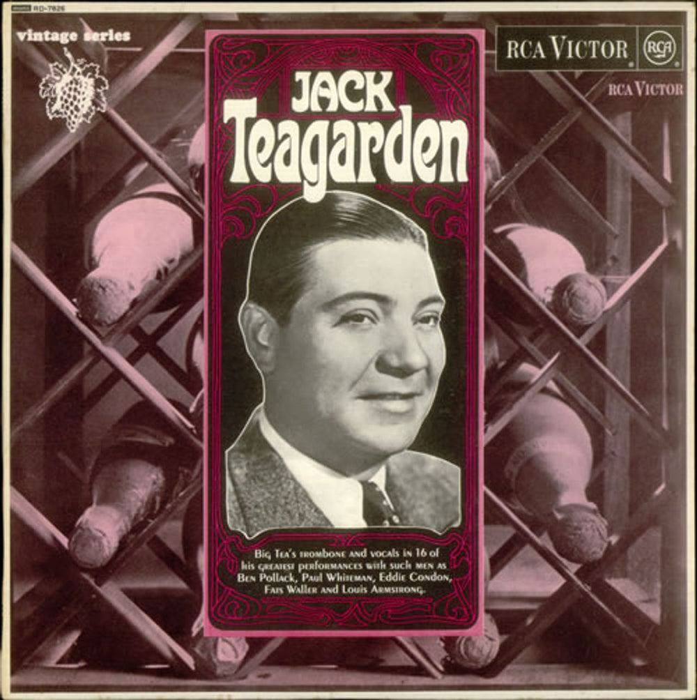 Jack Teagarden Jack Teagarden UK vinyl LP album (LP record) RD-7826