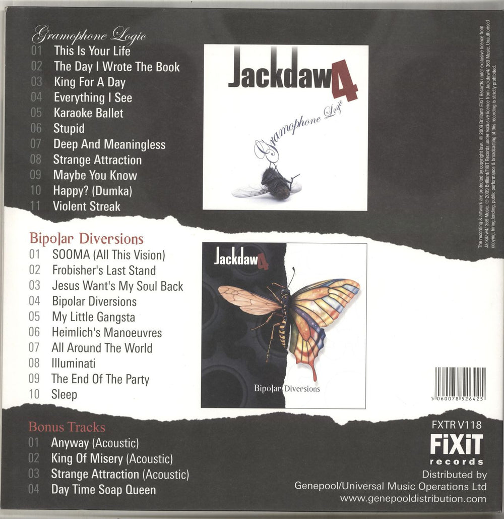 Jackdaw4 Retrospectacles UK 2-LP vinyl record set (Double LP Album)