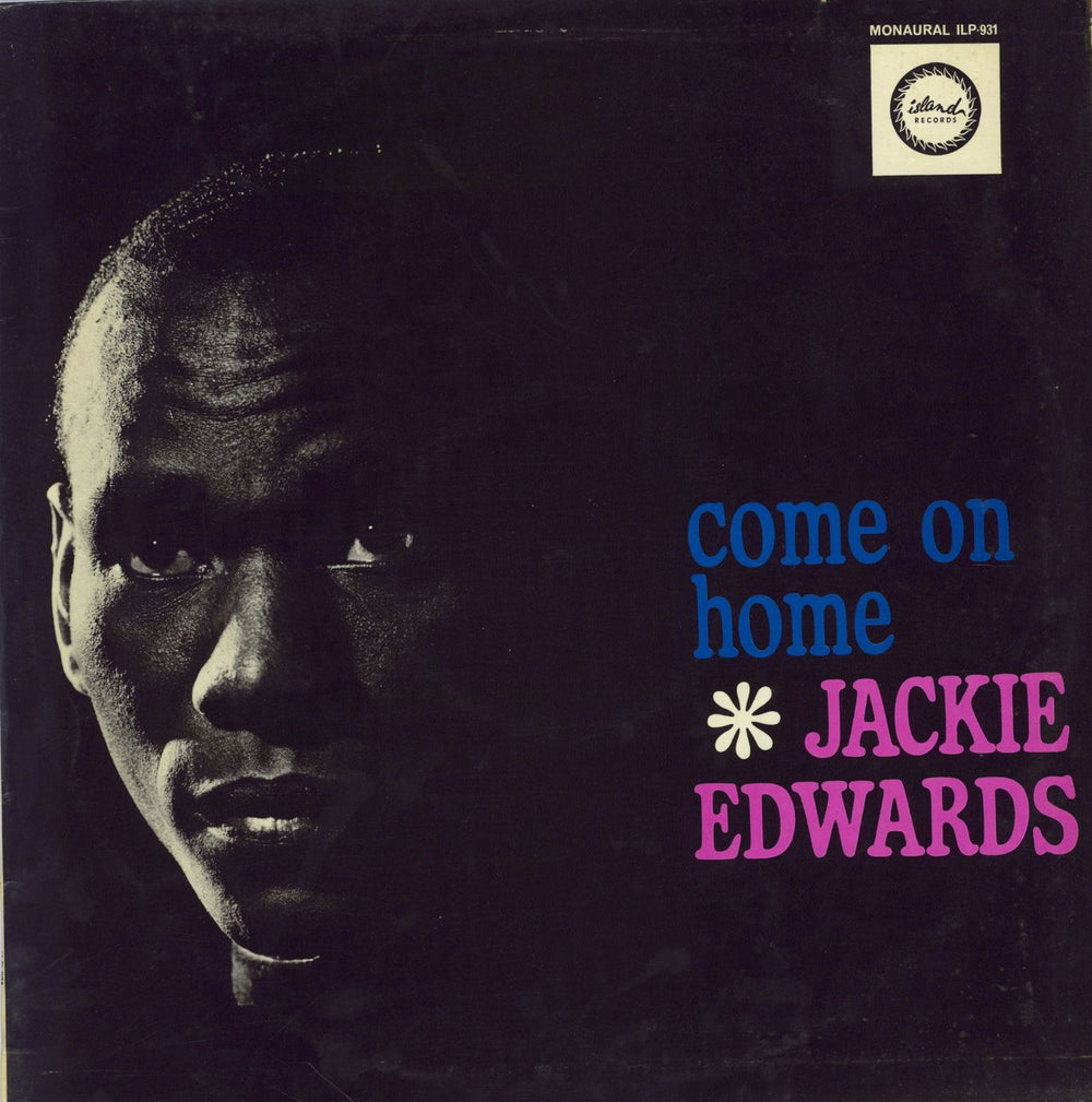 Jackie Edwards Come On Home - EX UK vinyl LP album (LP record) ILP931