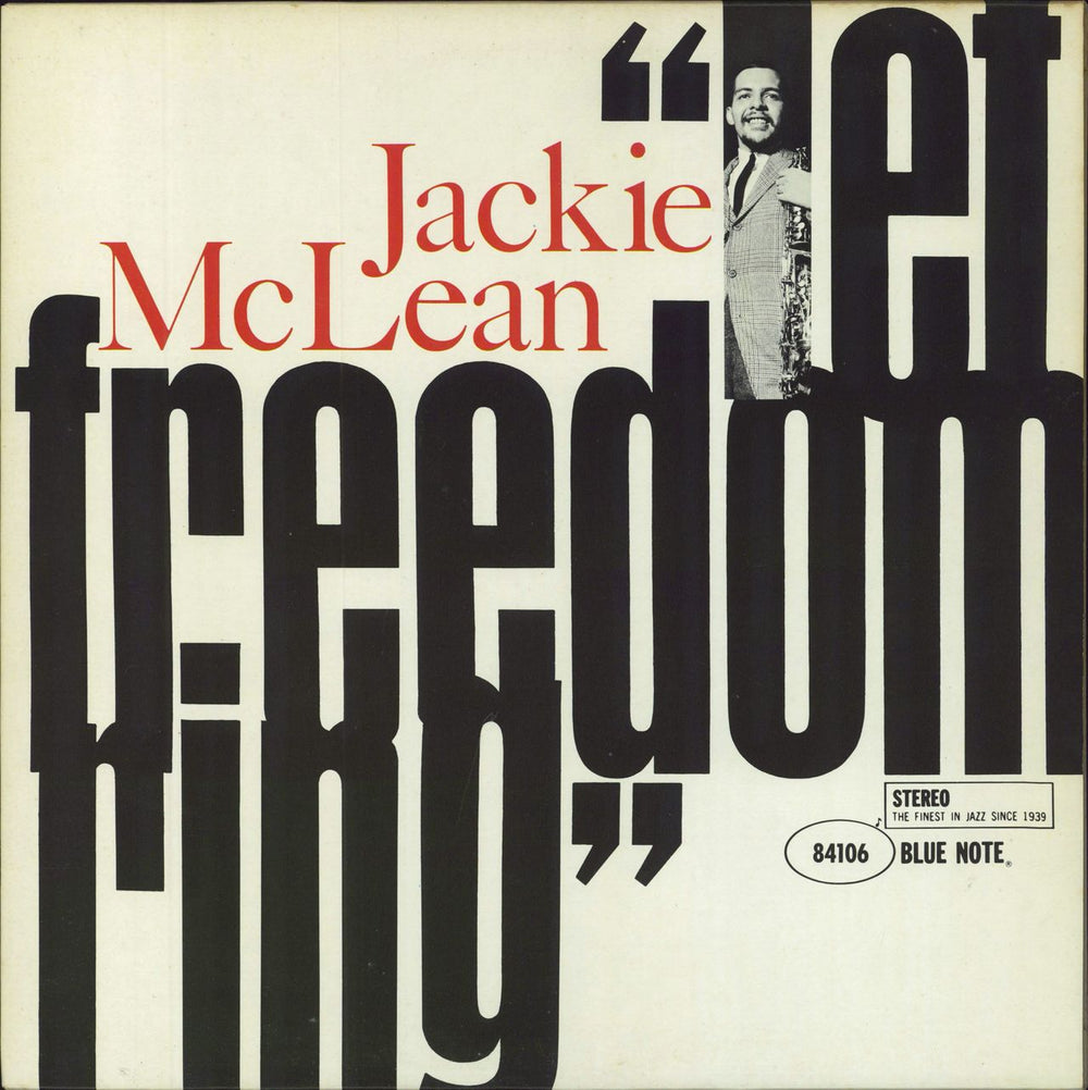 Jackie McLean Let Freedom Ring French vinyl LP album (LP record) BST84106