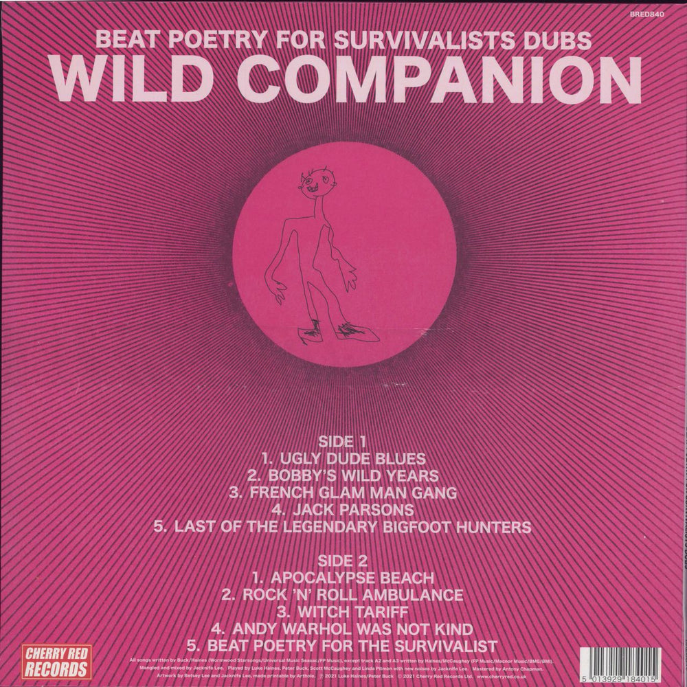 Jacknife Lee Wild Companion - RSD 2022 - Sealed UK vinyl LP album (LP record) 5013929184015