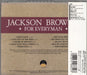 Jackson Browne For Everyman Japanese CD album (CDLP)