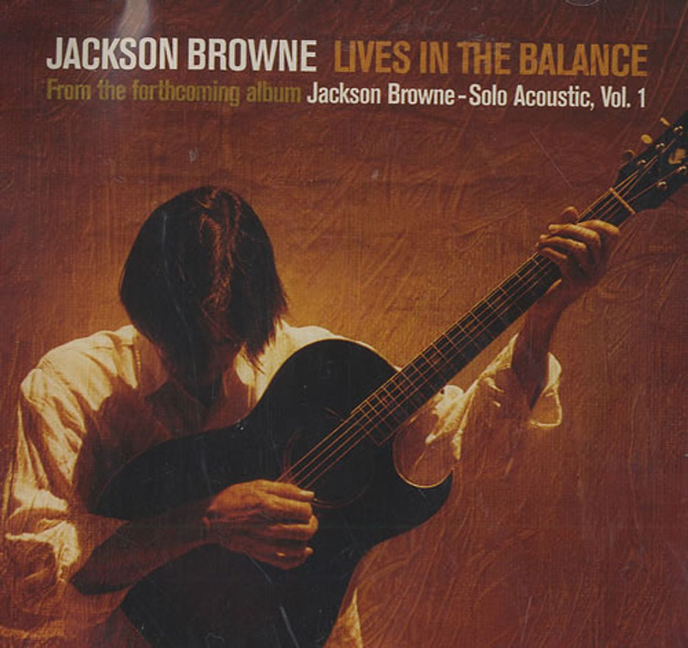 Jackson Browne Lives In The Balance US Promo CD single (CD5 / 5") PRCD52512