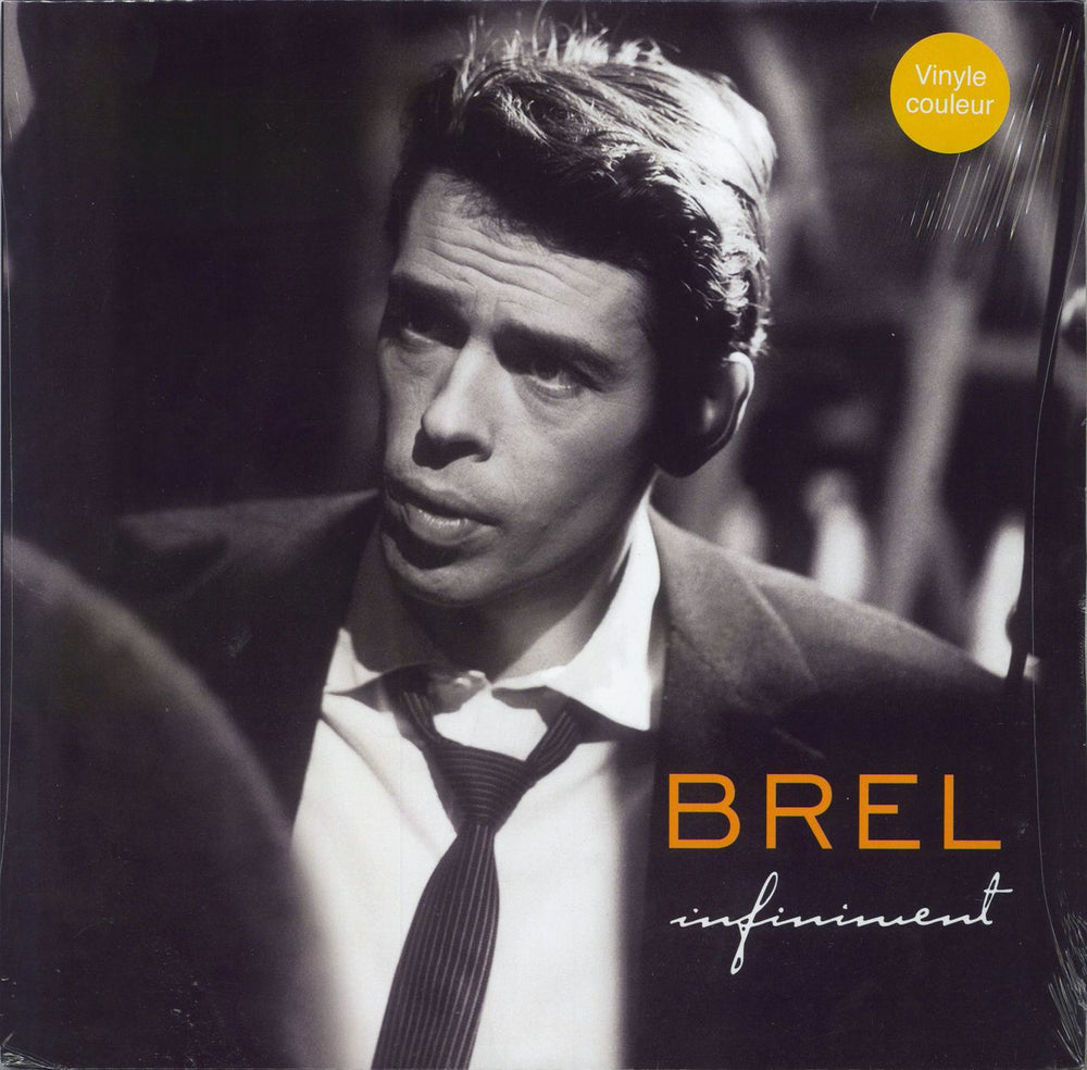 Jacques Brel Infiniment - Orange Vinyl - Sealed French 2-LP vinyl record set (Double LP Album) 457655-6