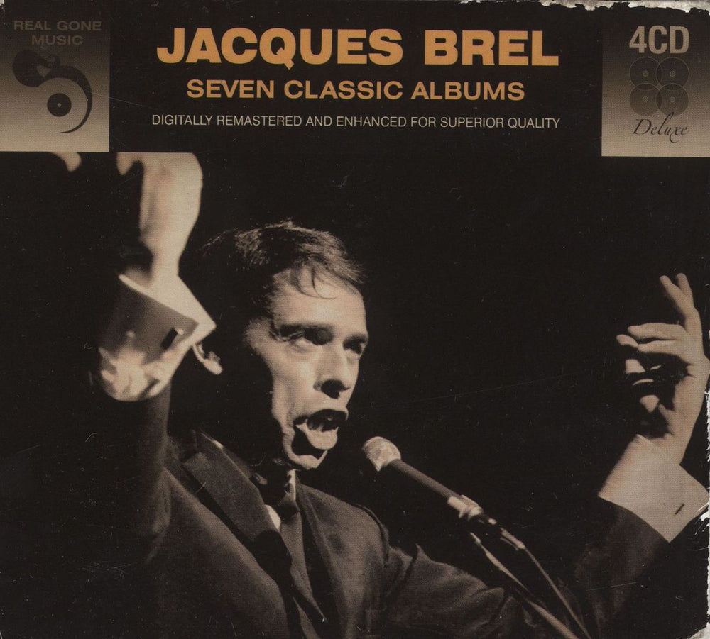 Jacques Brel Seven Classic Albums UK CD Album Box Set RGMCD103