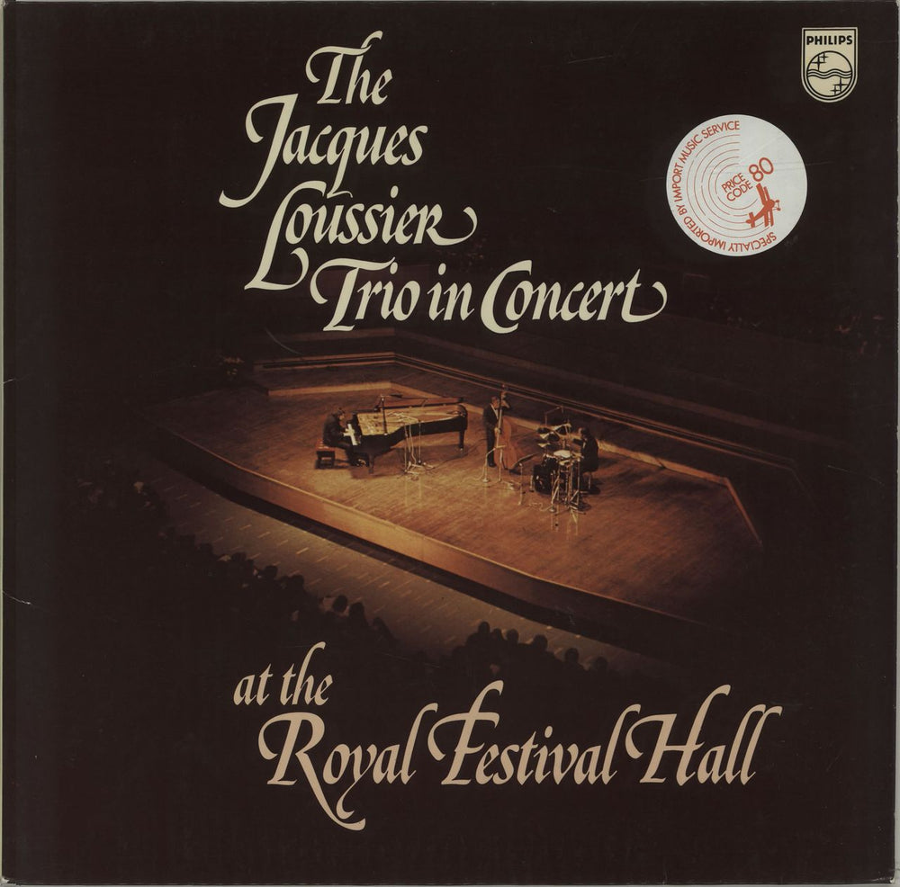 Jacques Loussier In Concert At The Royal Festival Hall German vinyl LP album (LP record) 6370550