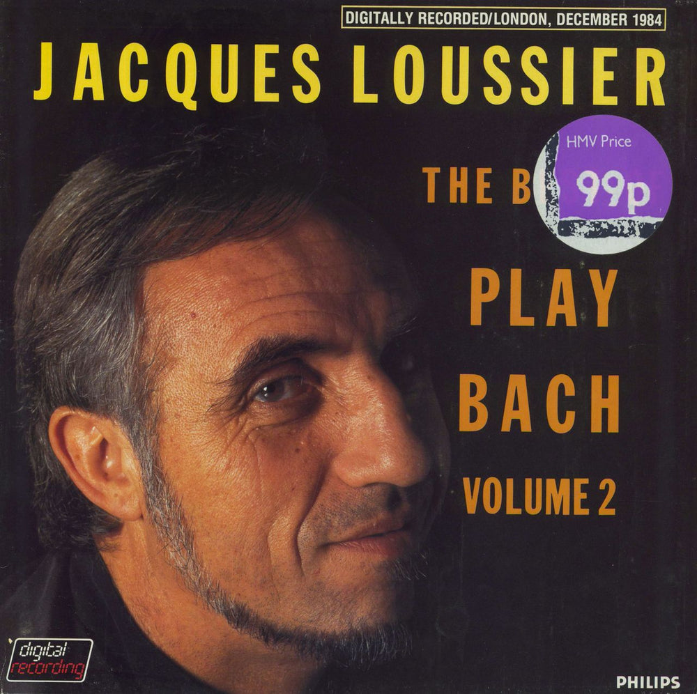 Jacques Loussier The Best Of Play Bach - Volume 2 Dutch vinyl LP album (LP record) 82466-1