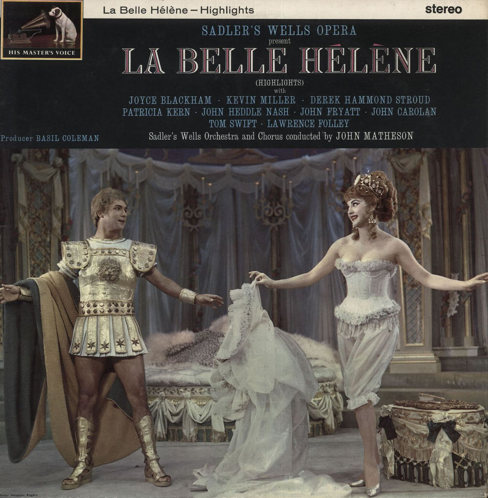 Jacques Offenbach Sadler's Wells Opera Present La Belle Hélène UK vinyl LP album (LP record) CSD1505