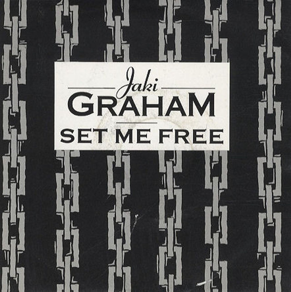 Jaki Graham Set Me Free - B & W P/S UK 7" vinyl single (7 inch record / 45) JAKI7