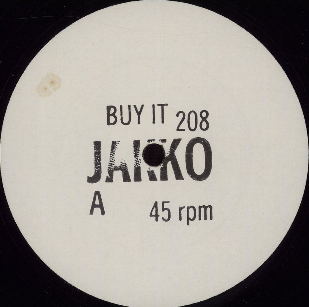 Jakko I Can't Stand This Pressure UK Promo 12" vinyl single (12 inch record / Maxi-single) JJ312IC671156