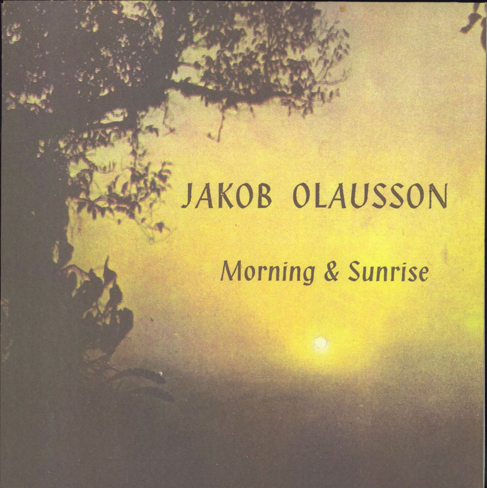 Jakob Olausson Morning & Sunrise US vinyl LP album (LP record) IND097