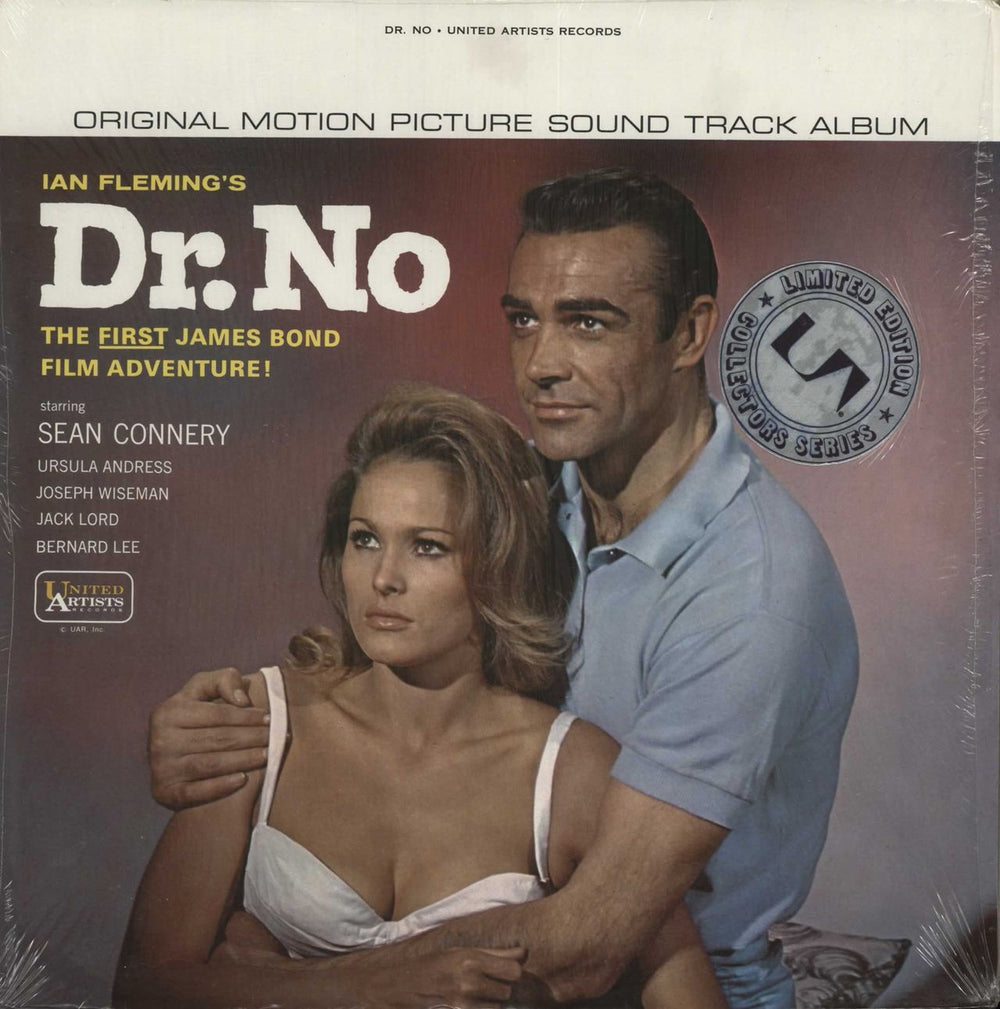 James Bond Dr. No - shrink US vinyl LP album (LP record) UA-LA275-G