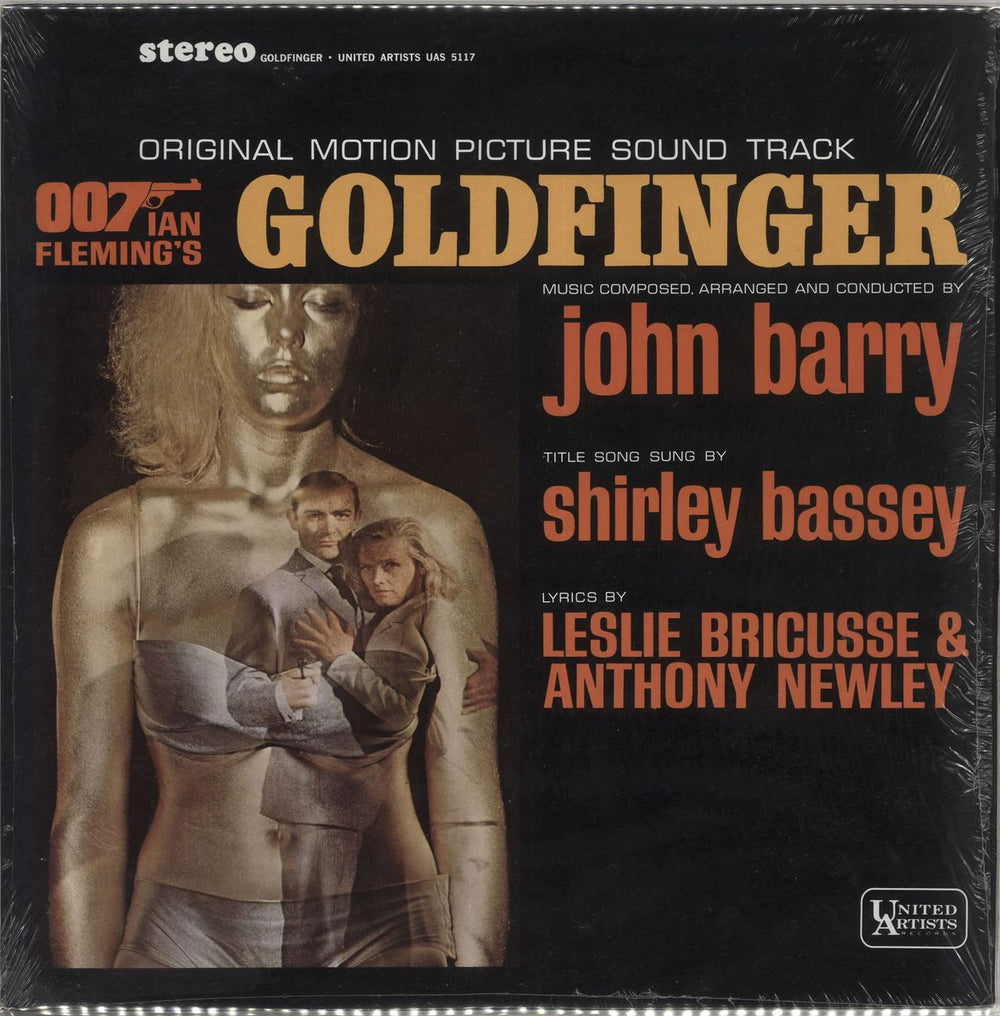 James Bond Goldfinger US vinyl LP album (LP record) UAS5117