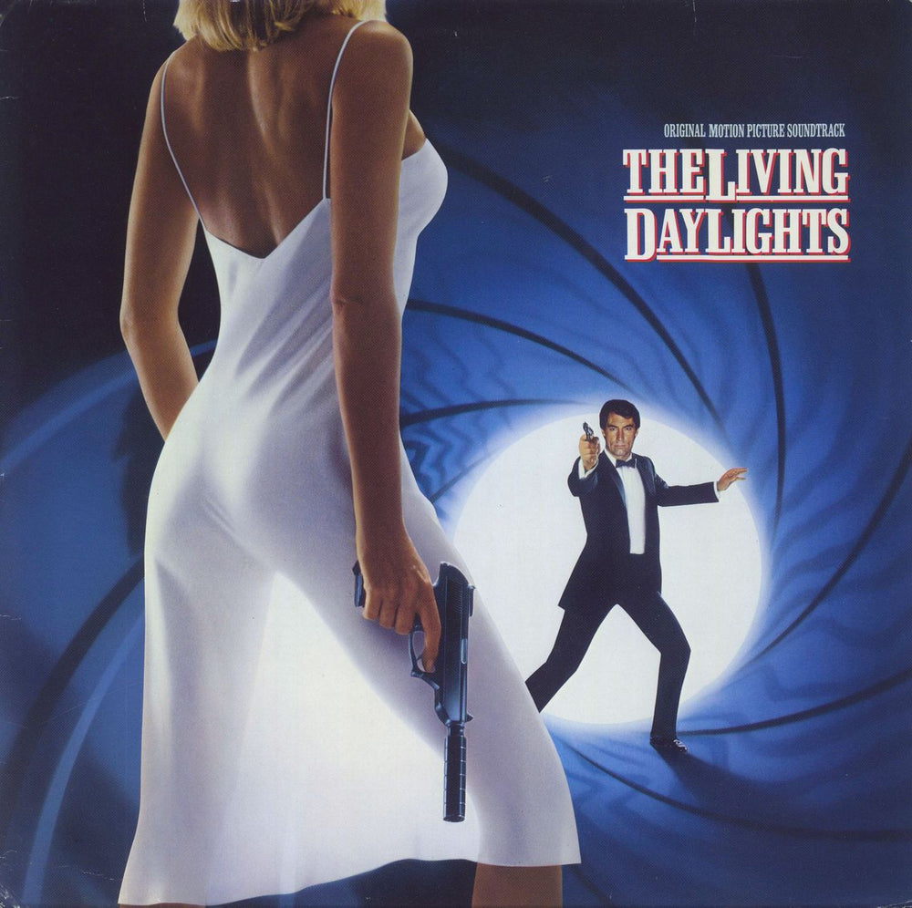 James Bond The Living Daylights UK vinyl LP album (LP record) WX111