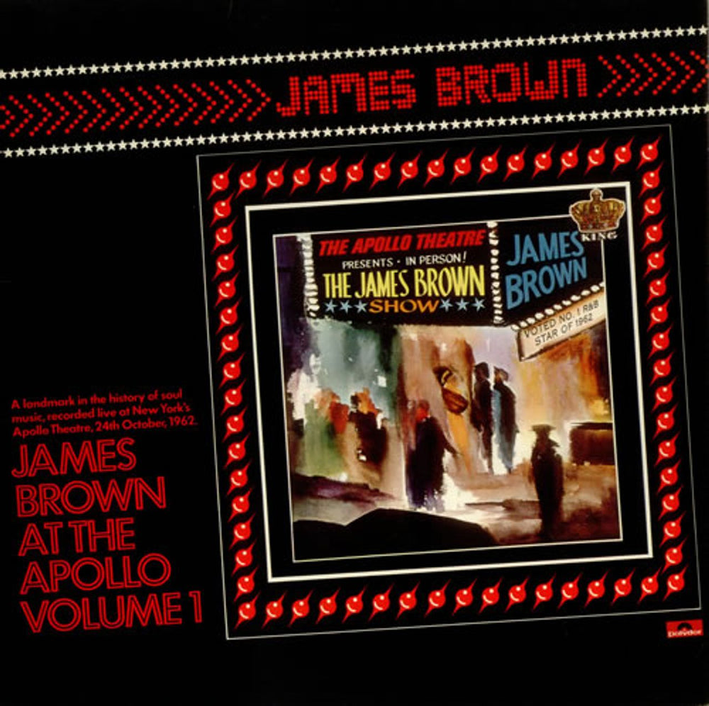 James Brown Live At The Apollo Volume 1 UK vinyl LP album (LP record) 2482184