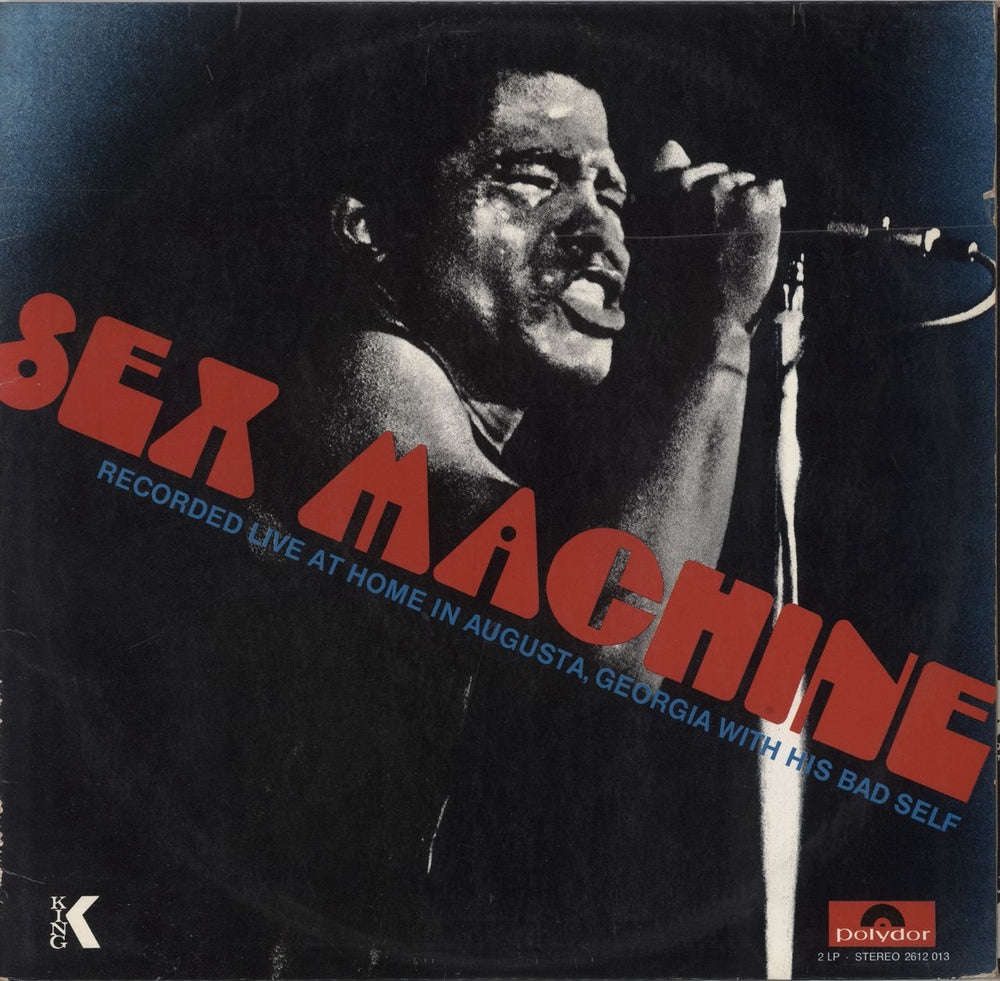 James Brown Sex Machine UK 2-LP vinyl record set (Double LP Album) 2612 013