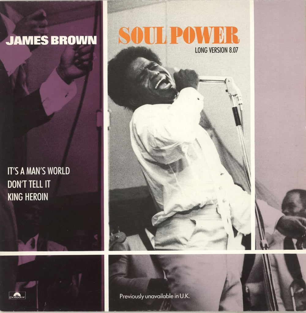 James Brown Soul Power UK 12" vinyl single (12 inch record / Maxi-single) POSPX783